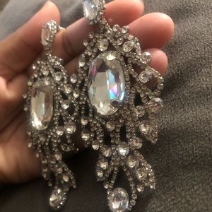 Love earrings silver